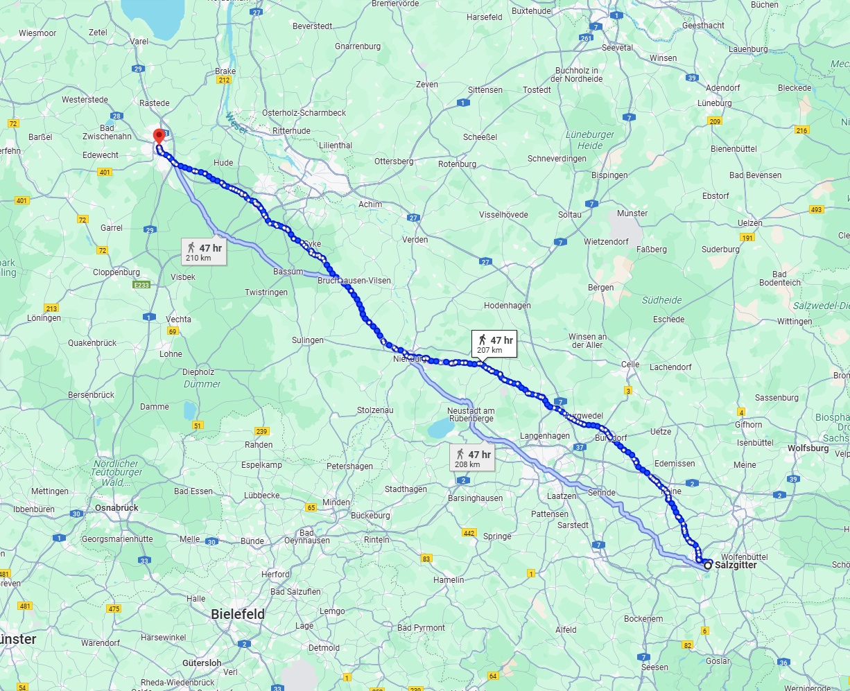 Anreise von Salzgitter Zu Oldenburg Über 