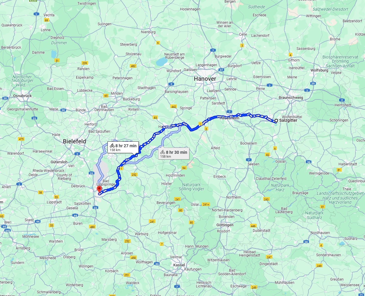 Anreise von Salzgitter Zu Paderborn Über 