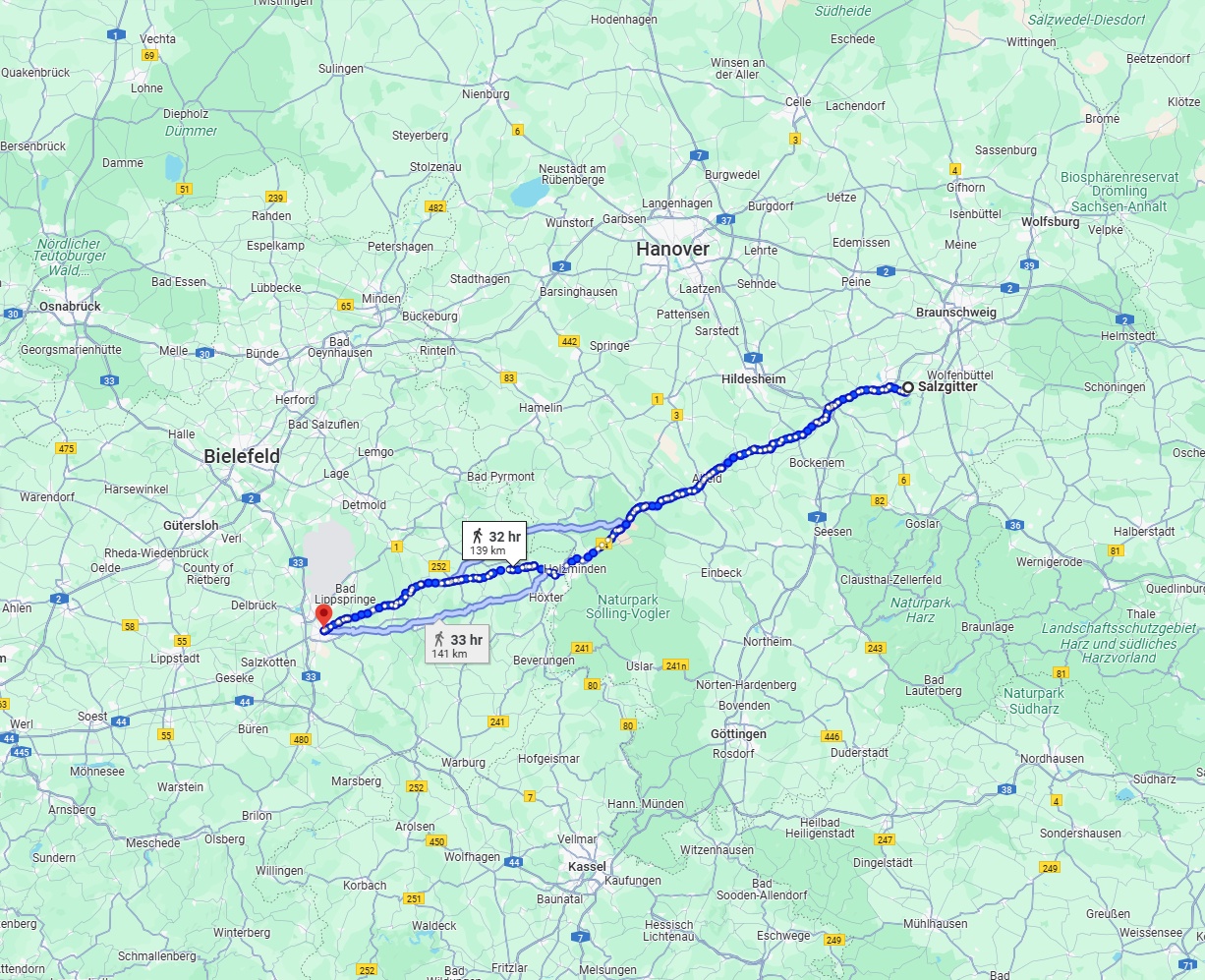 Anreise von Salzgitter Zu Paderborn Über 