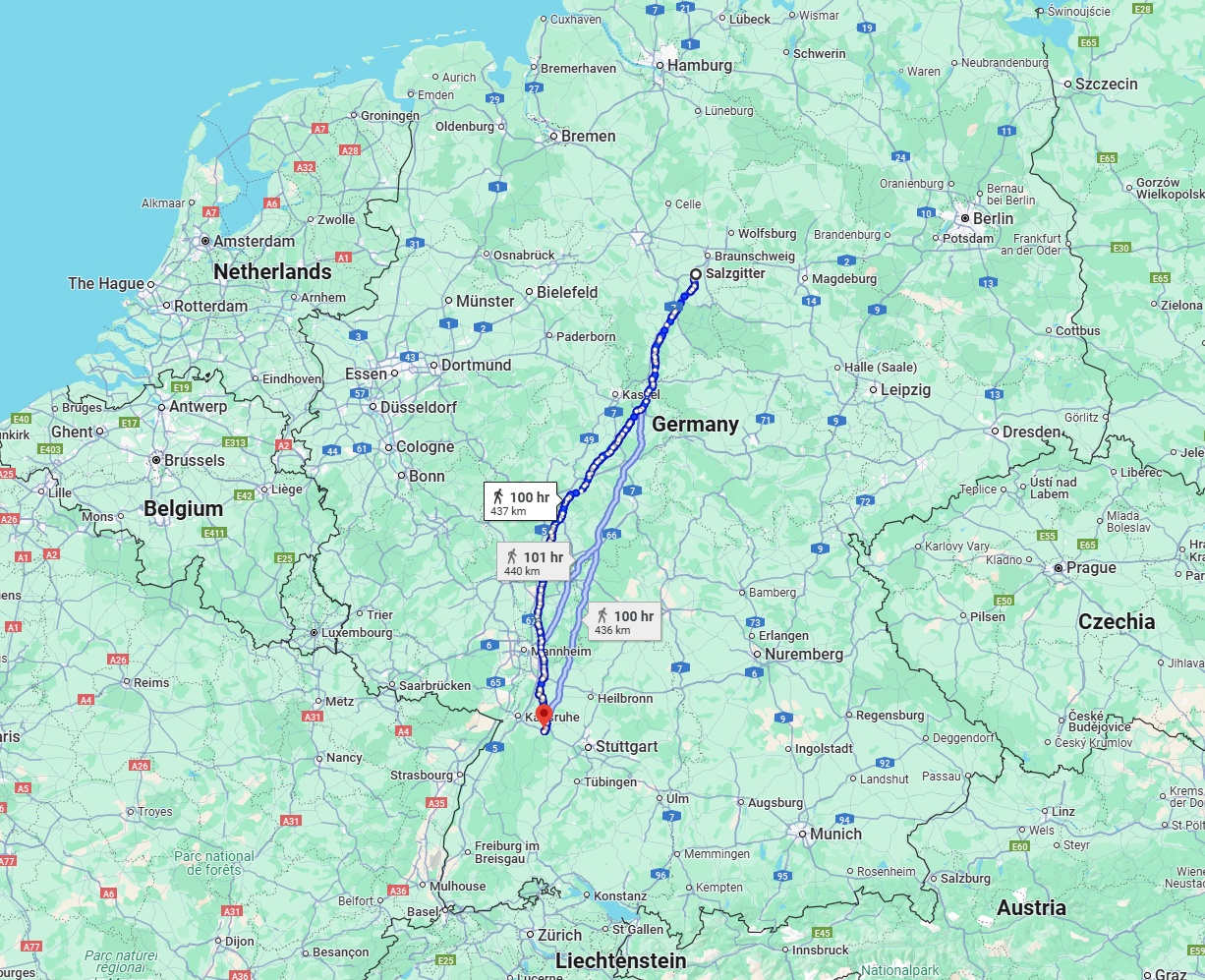 Anreise von Salzgitter Zu Pforzheim Über 