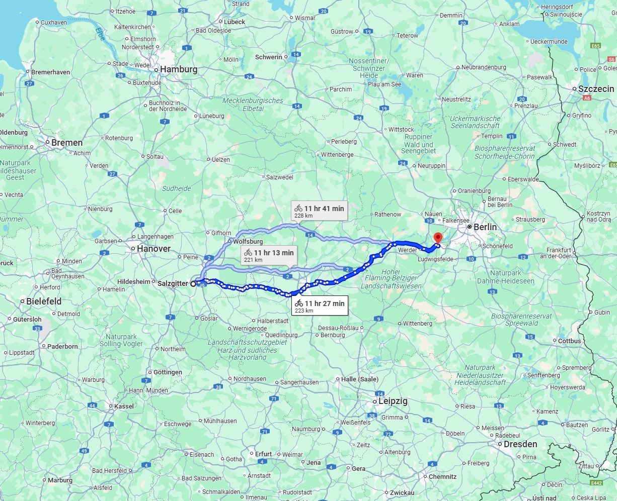 Anreise von Salzgitter Zu Potsdam Über 