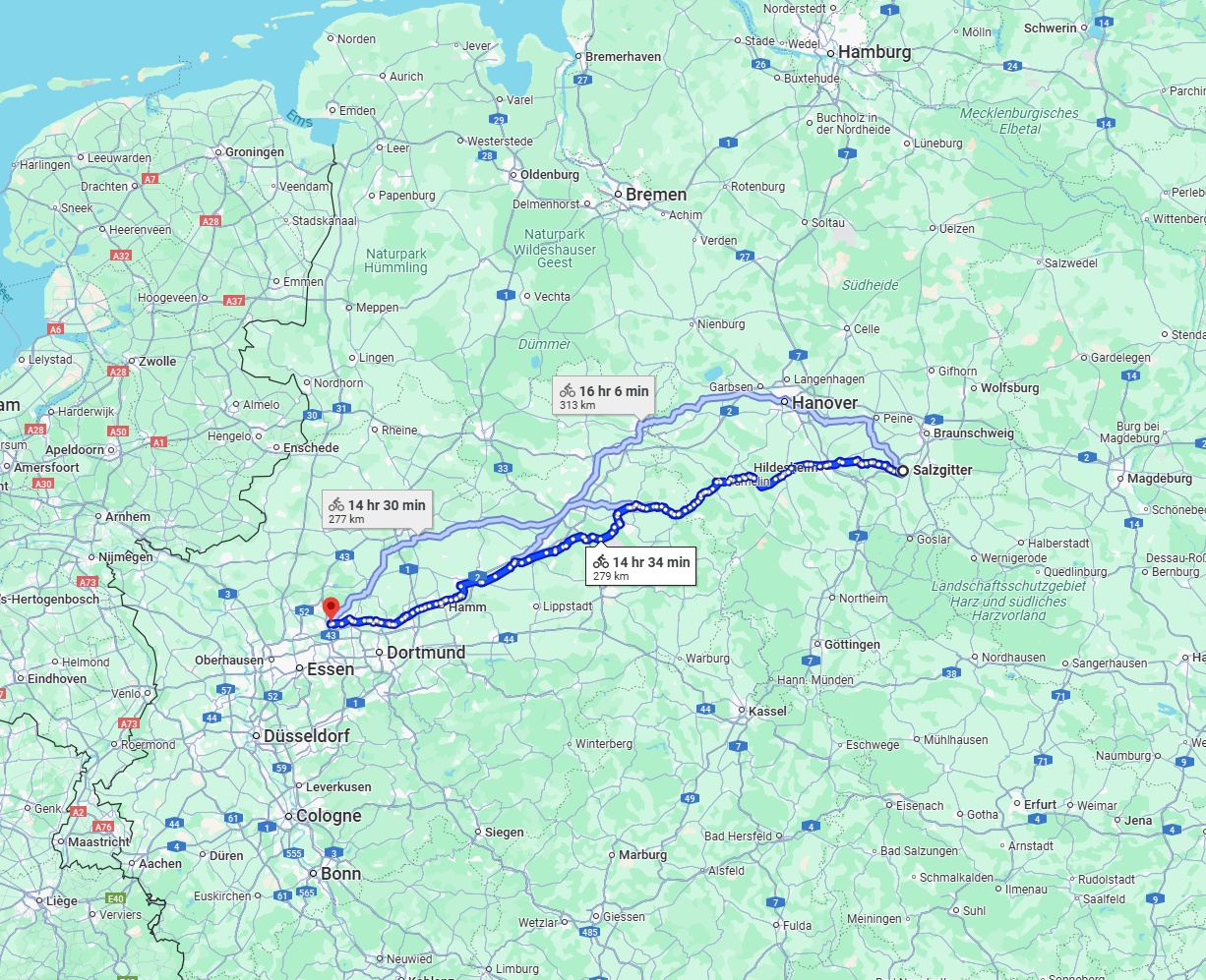 Anreise von Salzgitter Zu Recklinghausen Über 