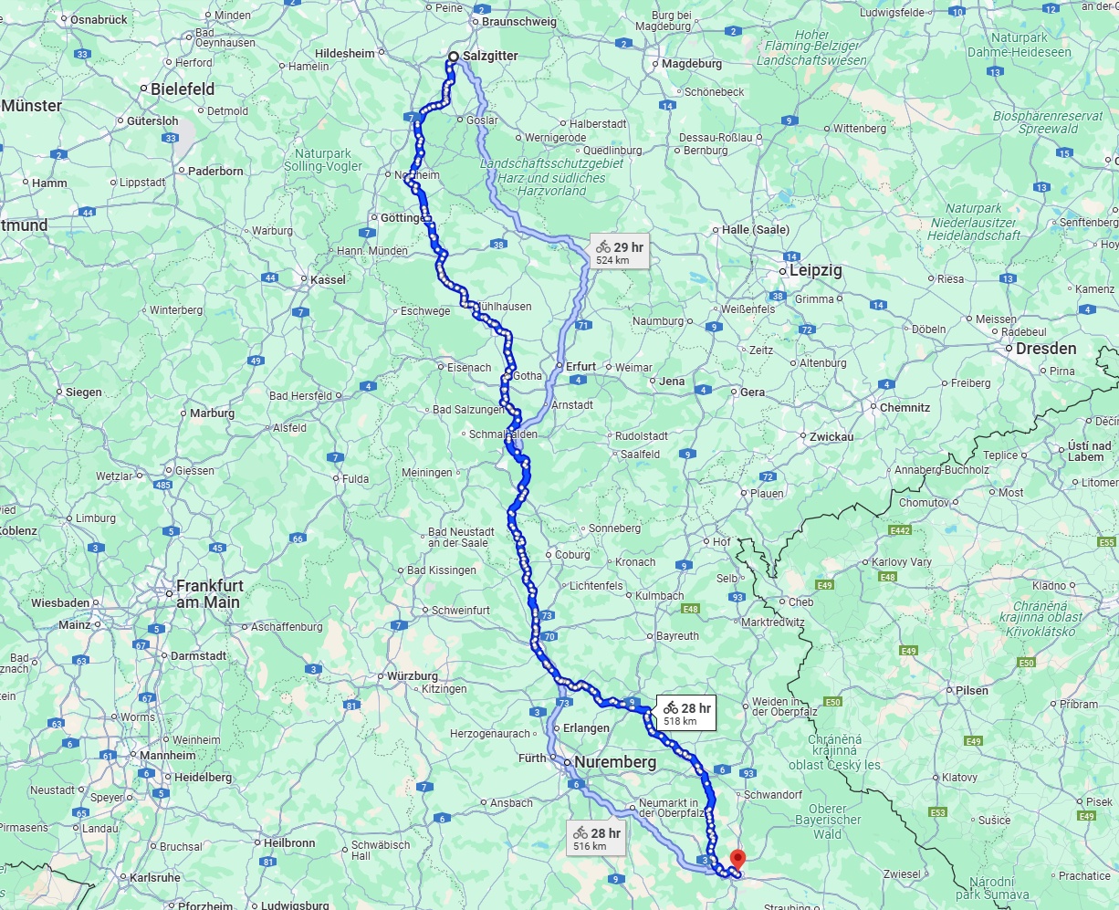 Anreise von Salzgitter Zu Regensburg Über 