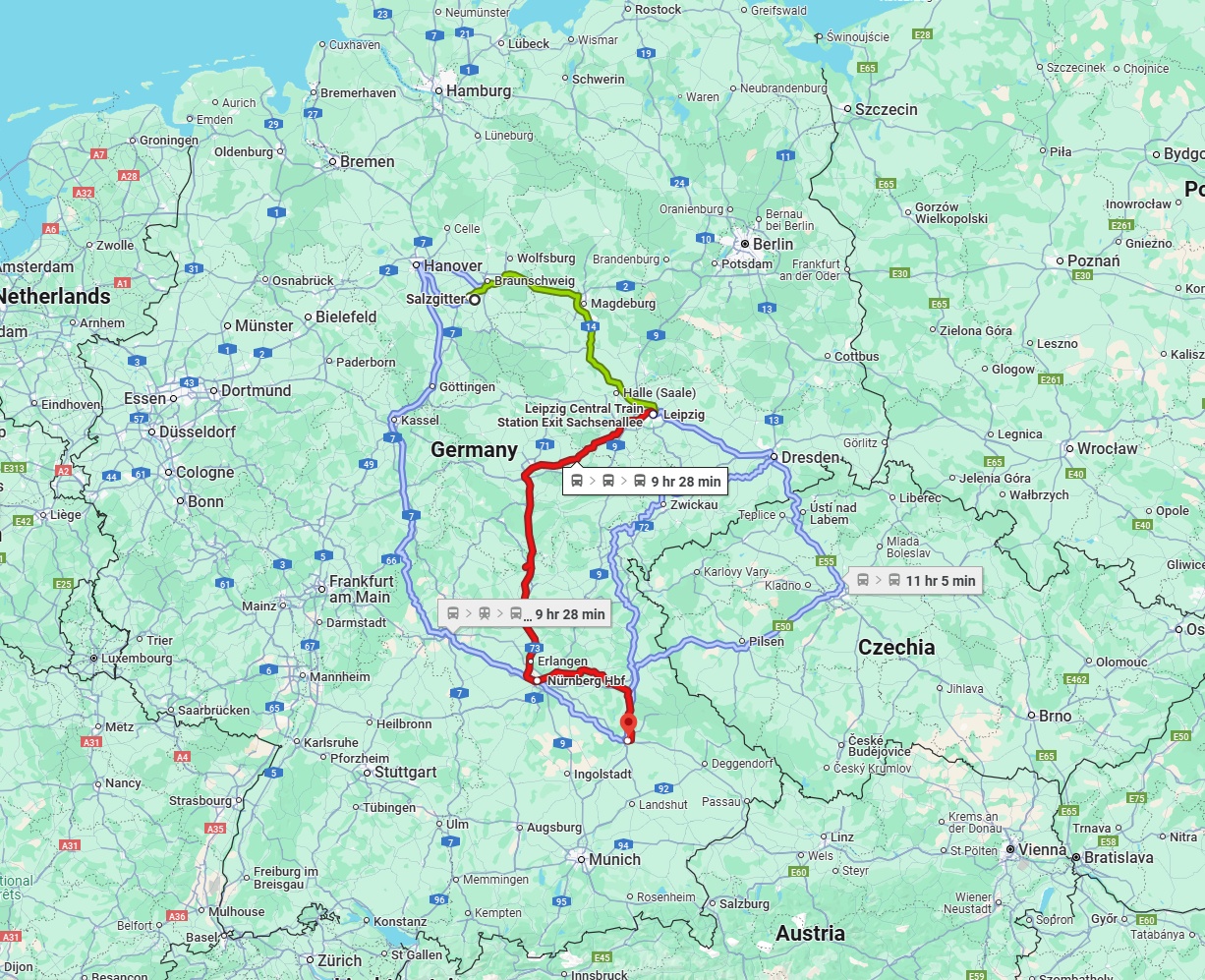 Anreise von Salzgitter Zu Regensburg Über 