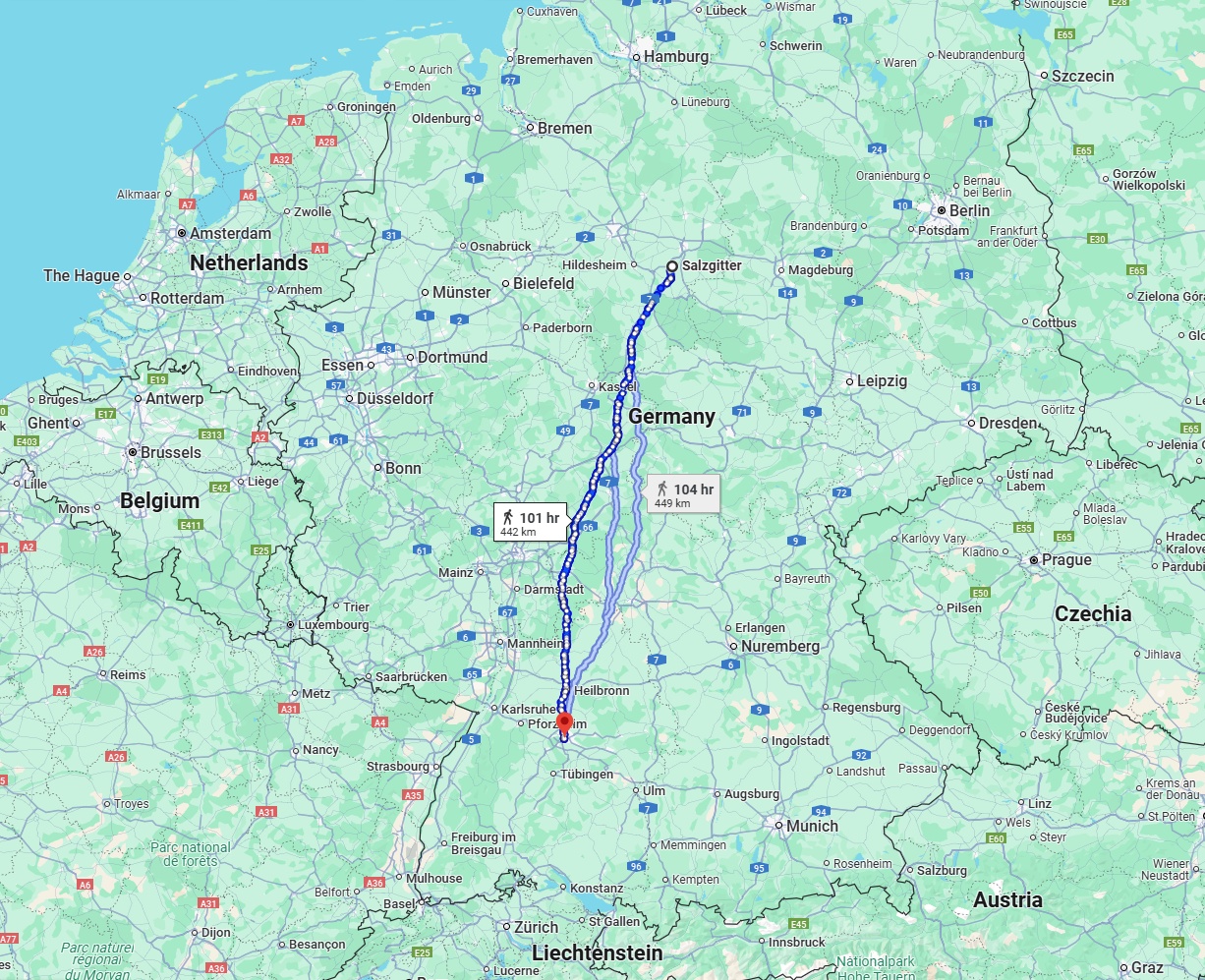 Anreise von Salzgitter Zu Stuttgart Über 