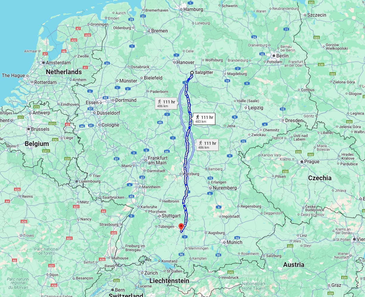 Anreise von Salzgitter Zu Ulm Über 