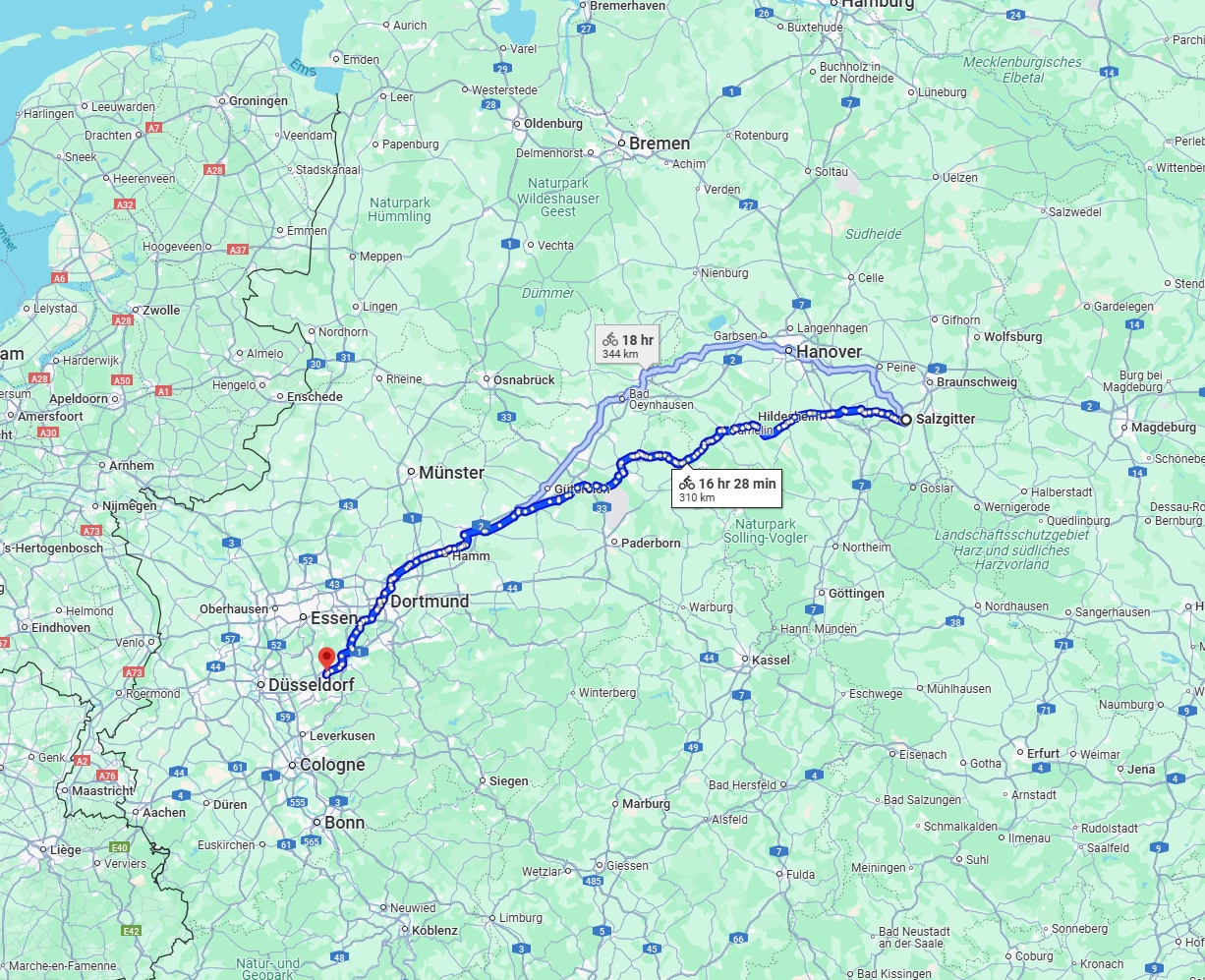 Anreise von Salzgitter Zu Wuppertal Über 
