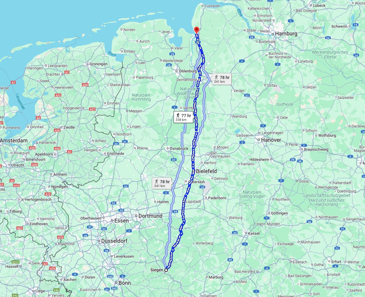 Anreise von Siegen Zu Bremerhaven Über 