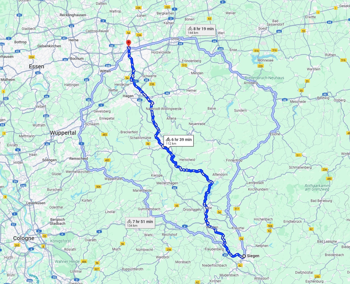 Anreise von Siegen Zu Dortmund Über 