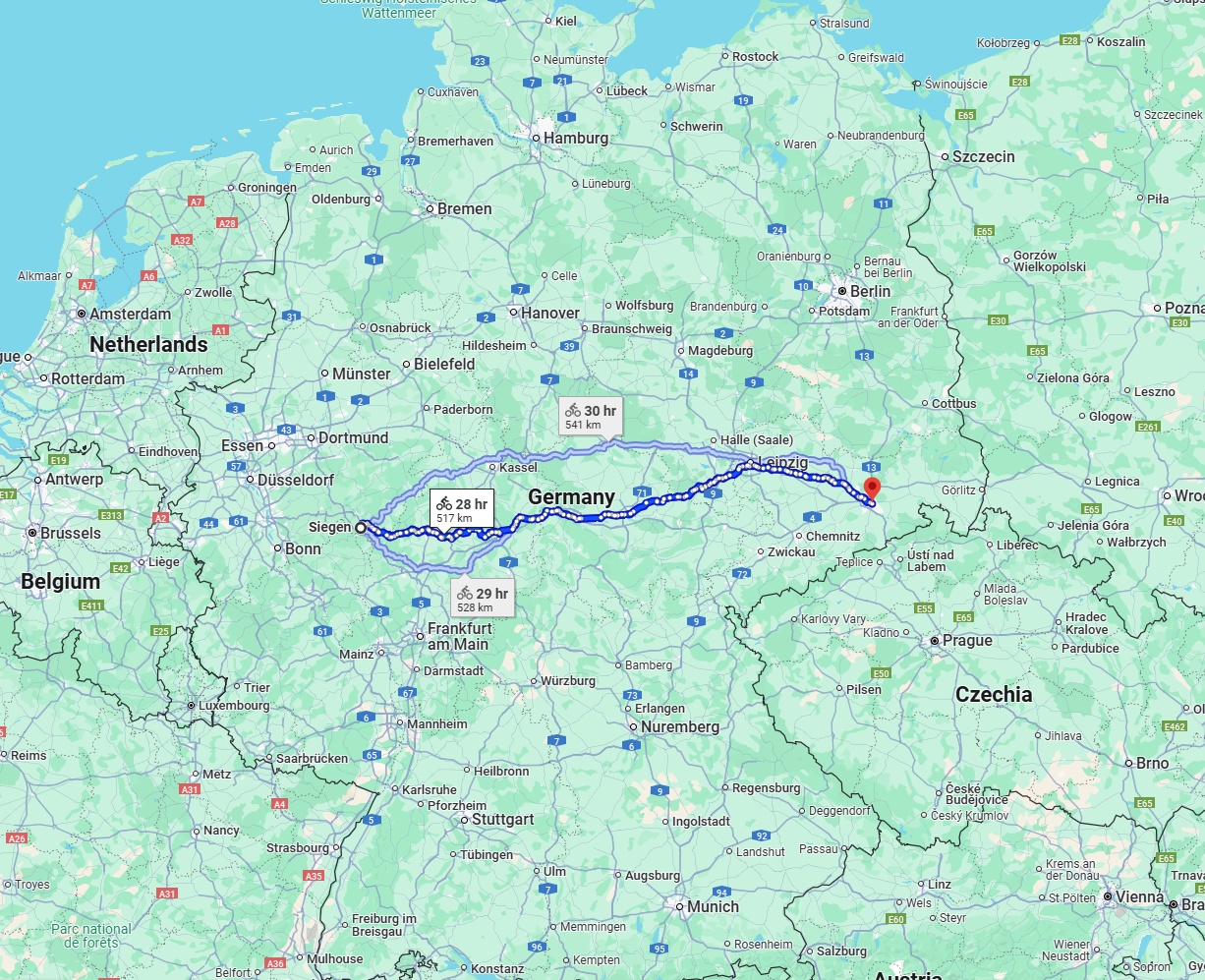 Anreise von Siegen Zu Dresden Über 