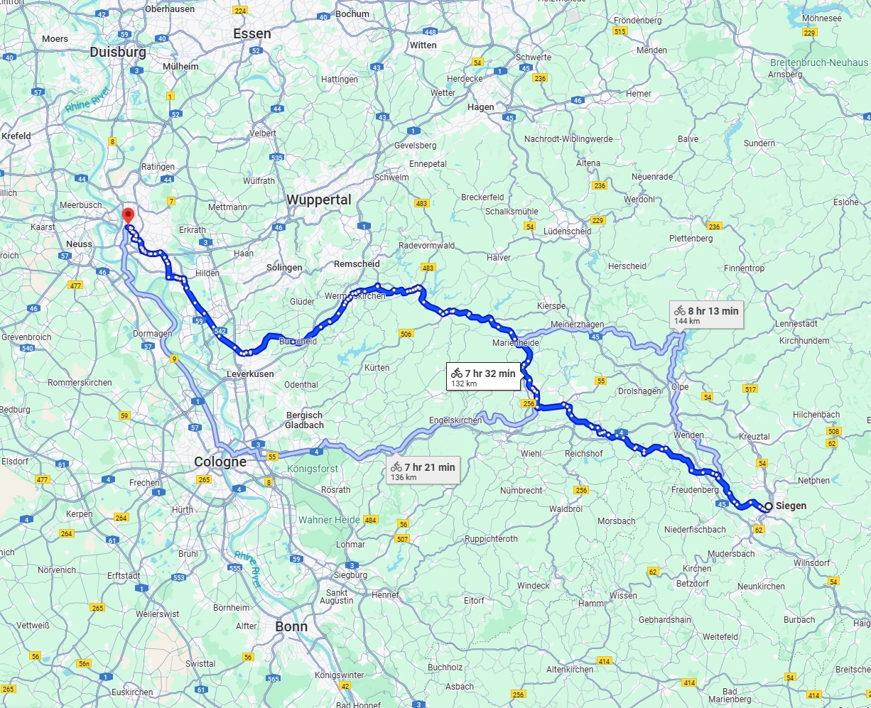 Anreise von Siegen Zu Düsseldorf Über 