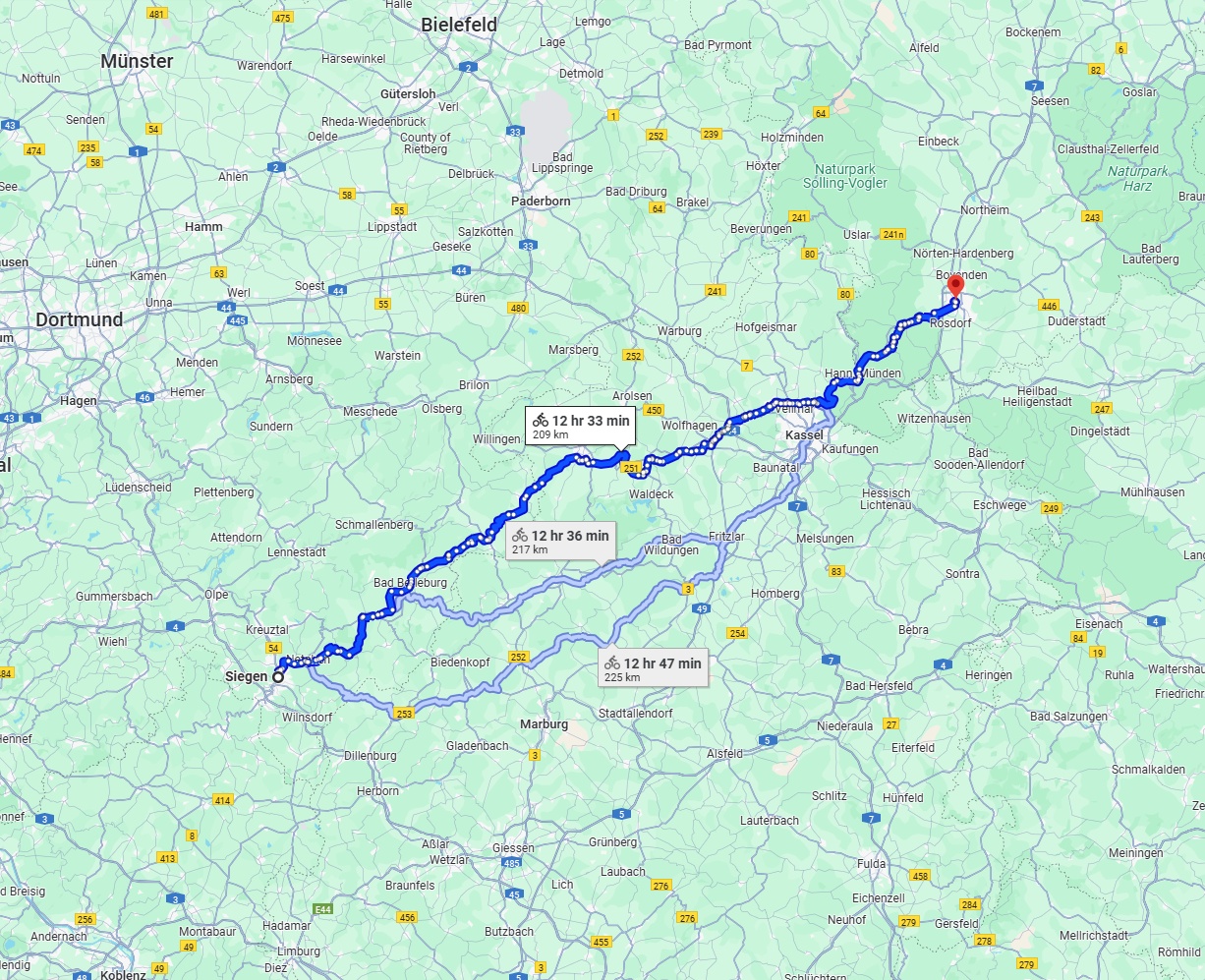 Anreise von Siegen Zu Göttingen Über 