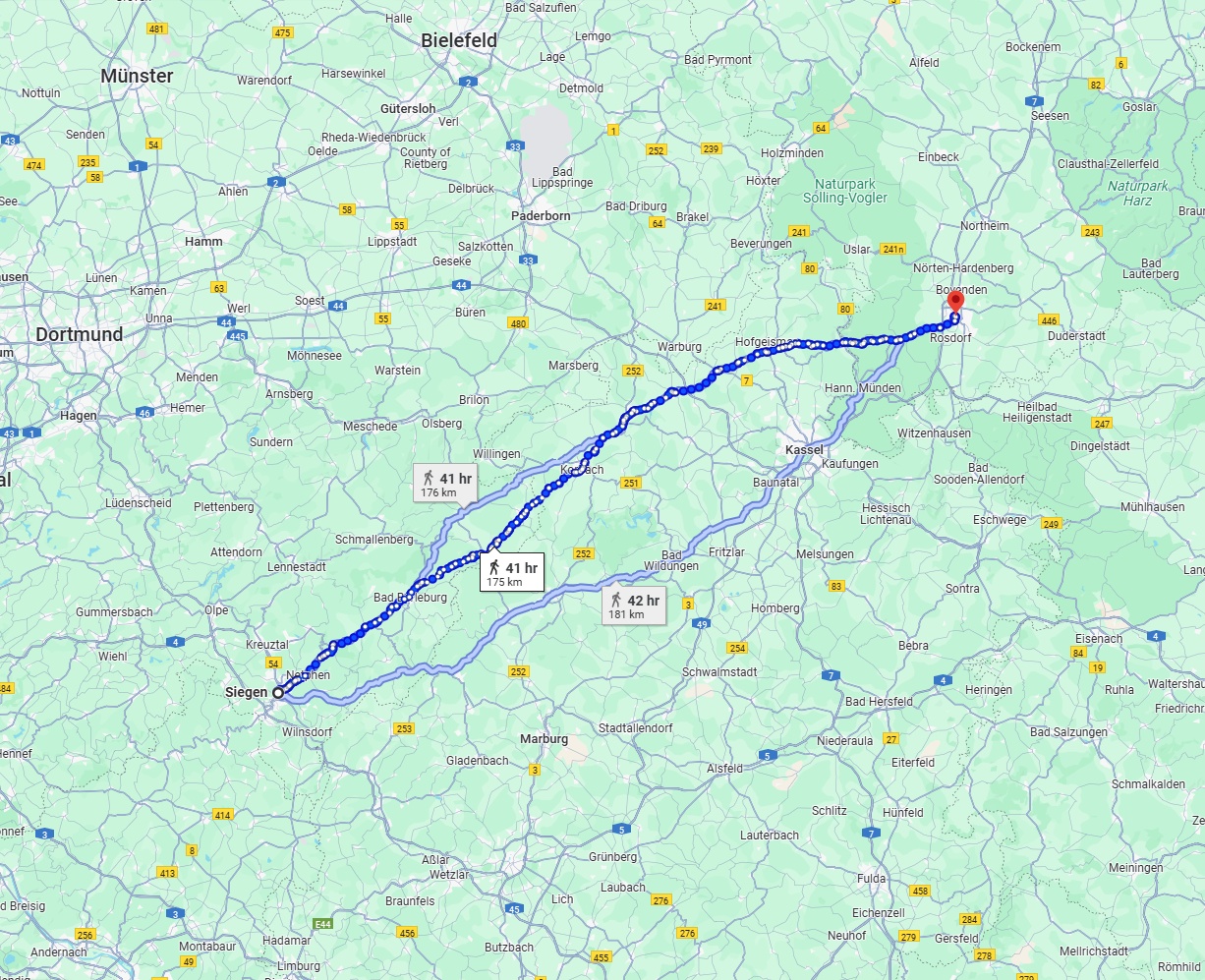 Anreise von Siegen Zu Göttingen Über 