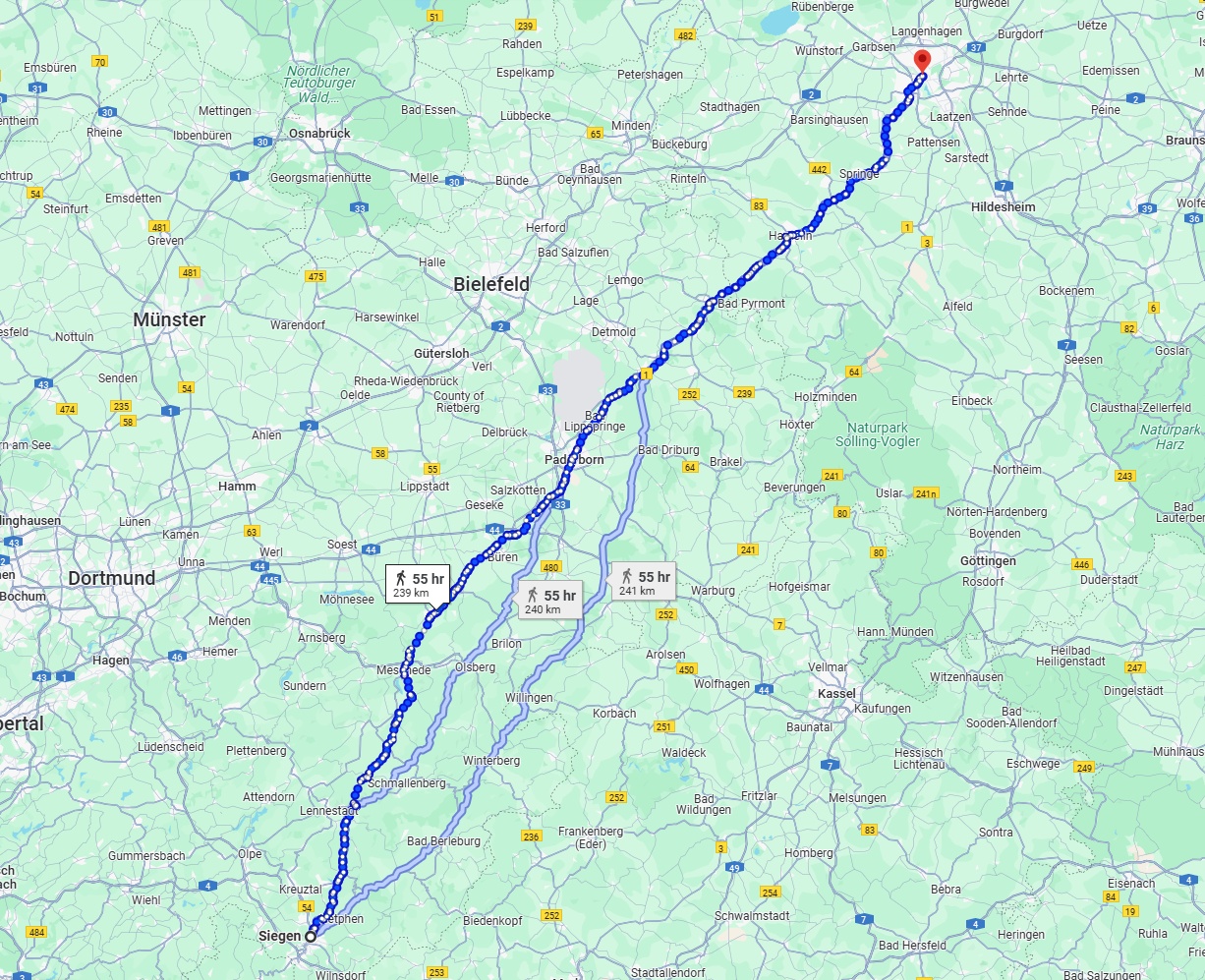 Anreise von Siegen Zu Hannover Über 
