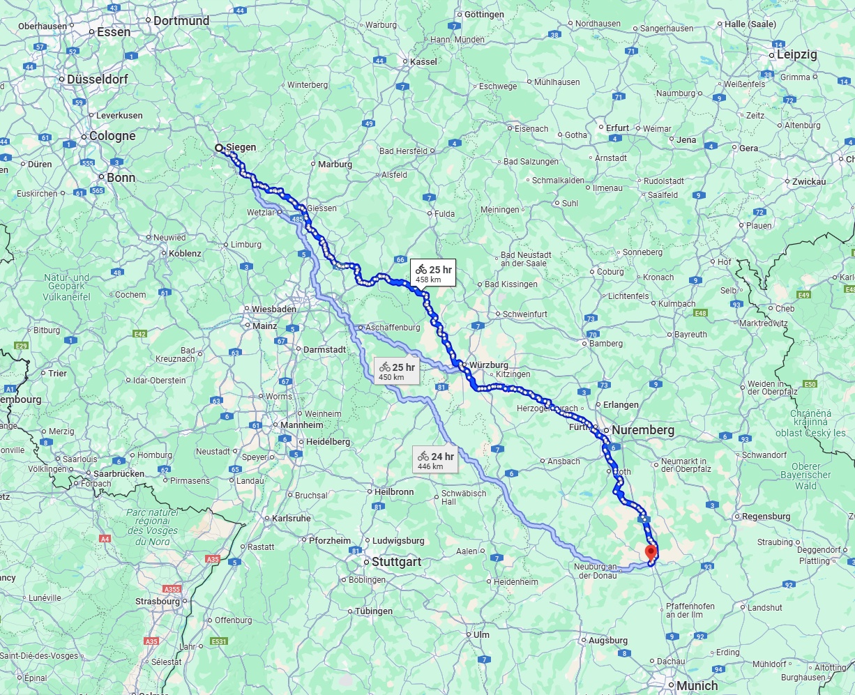 Anreise von Siegen Zu Ingolstadt Über 