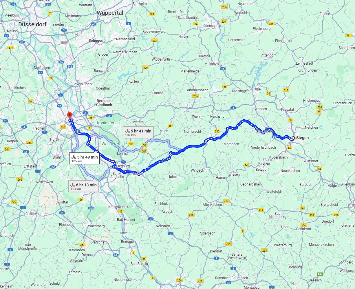Anreise von Siegen Zu Köln Über 