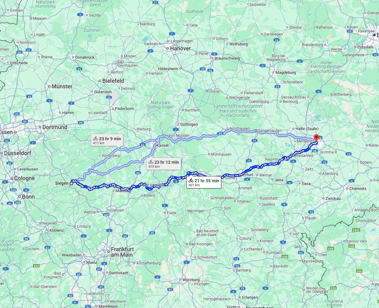 Anreise von Siegen Zu Leipzig Über 
