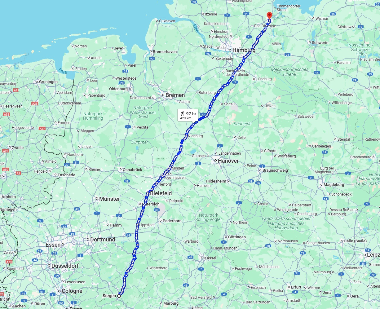 Anreise von Siegen Zu Lübeck Über 