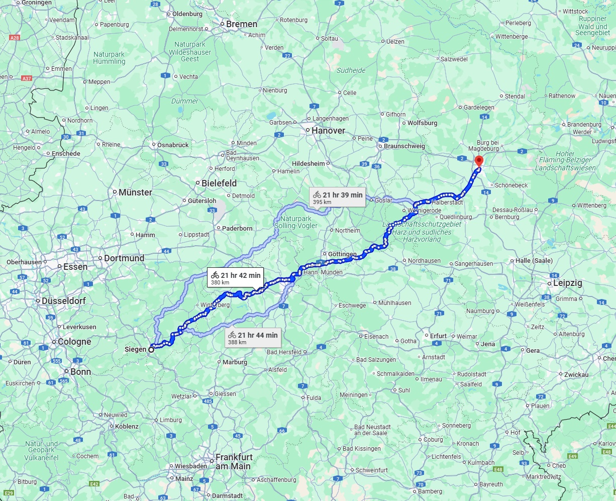 Anreise von Siegen Zu Magdeburg Über 