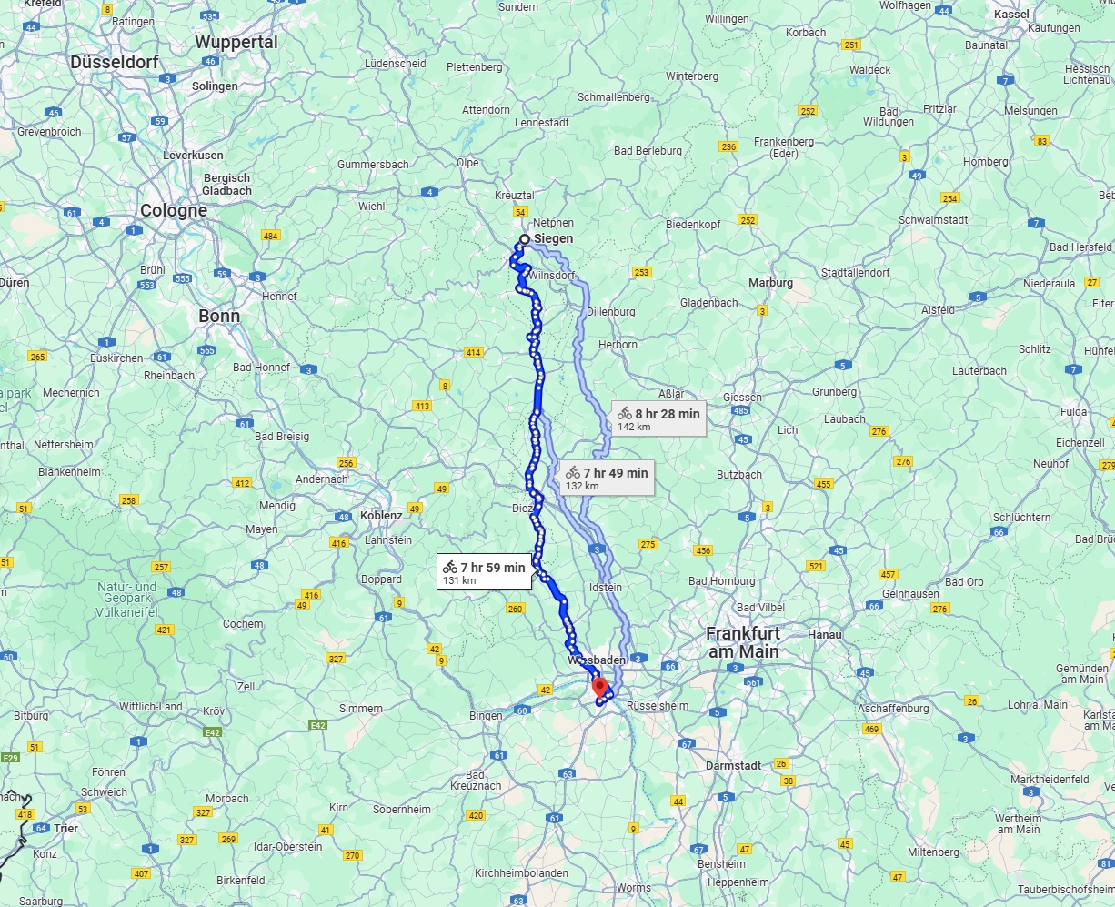 Anreise von Siegen Zu Mainz Über 