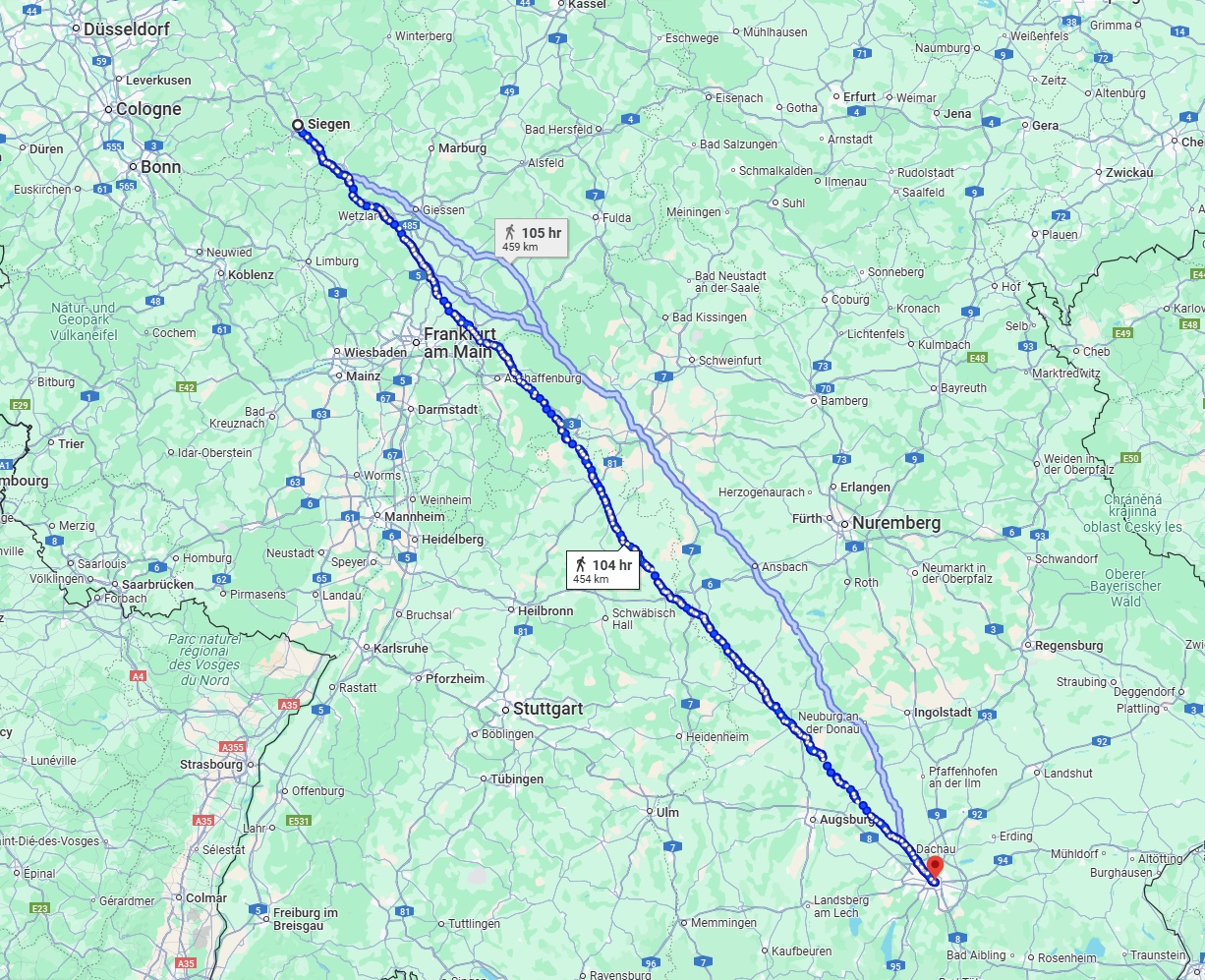 Anreise von Siegen Zu München Über 