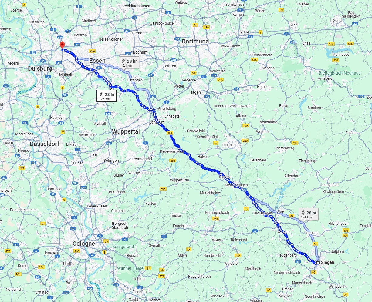 Anreise von Siegen Zu Oberhausen Über 