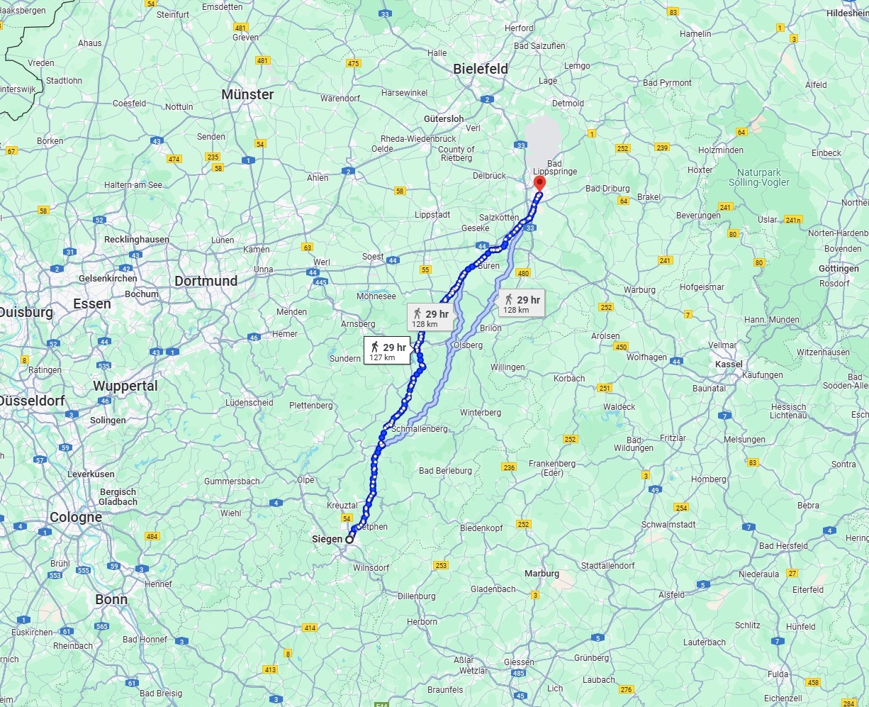 Anreise von Siegen Zu Paderborn Über 