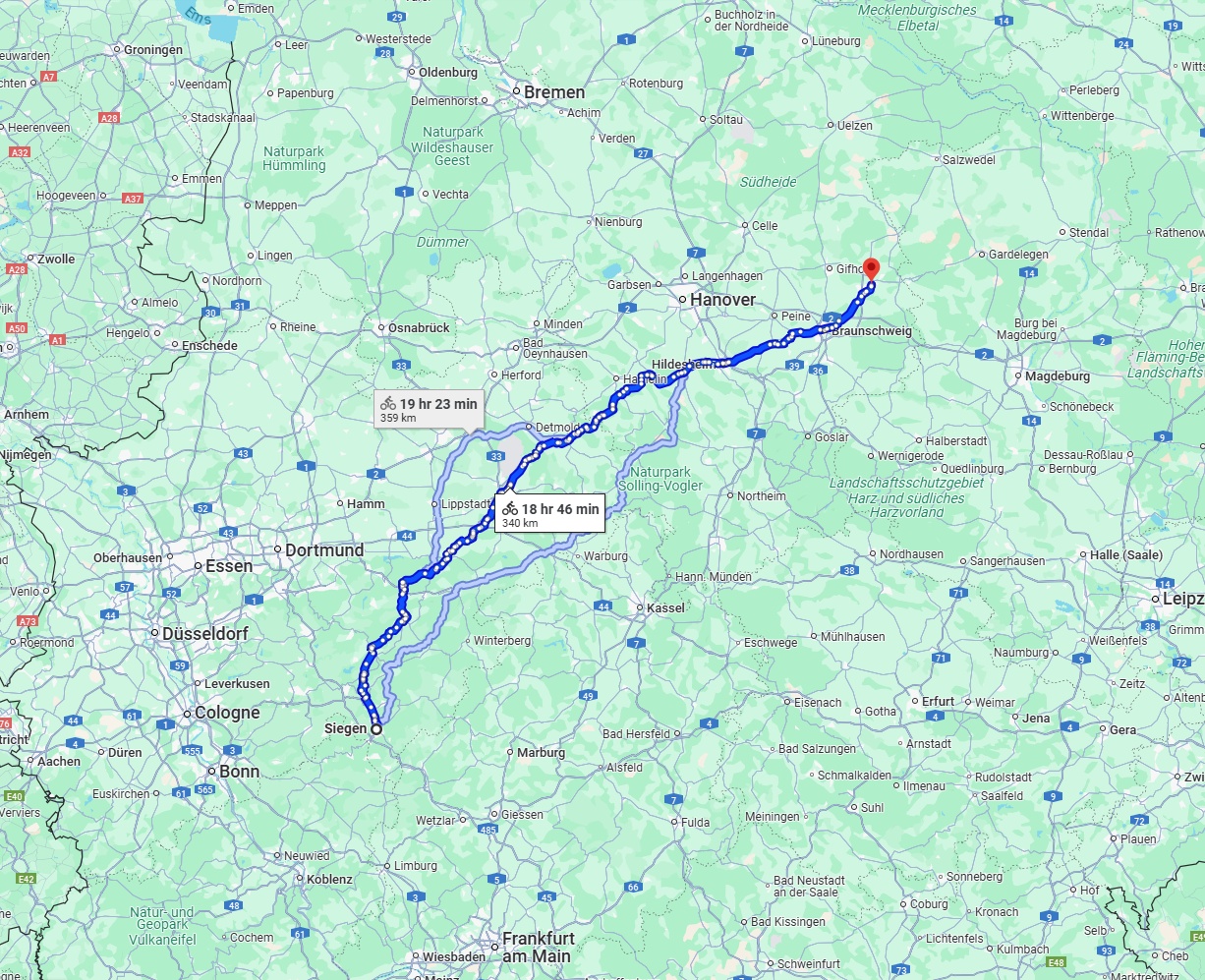 Anreise von Siegen Zu Wolfsburg Über 