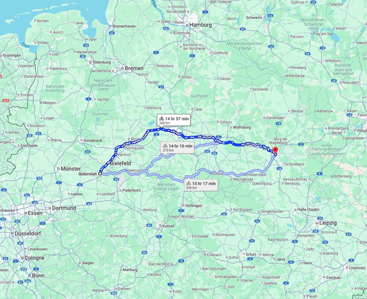 Anreise von Gütersloh Zu Magdeburg Über 