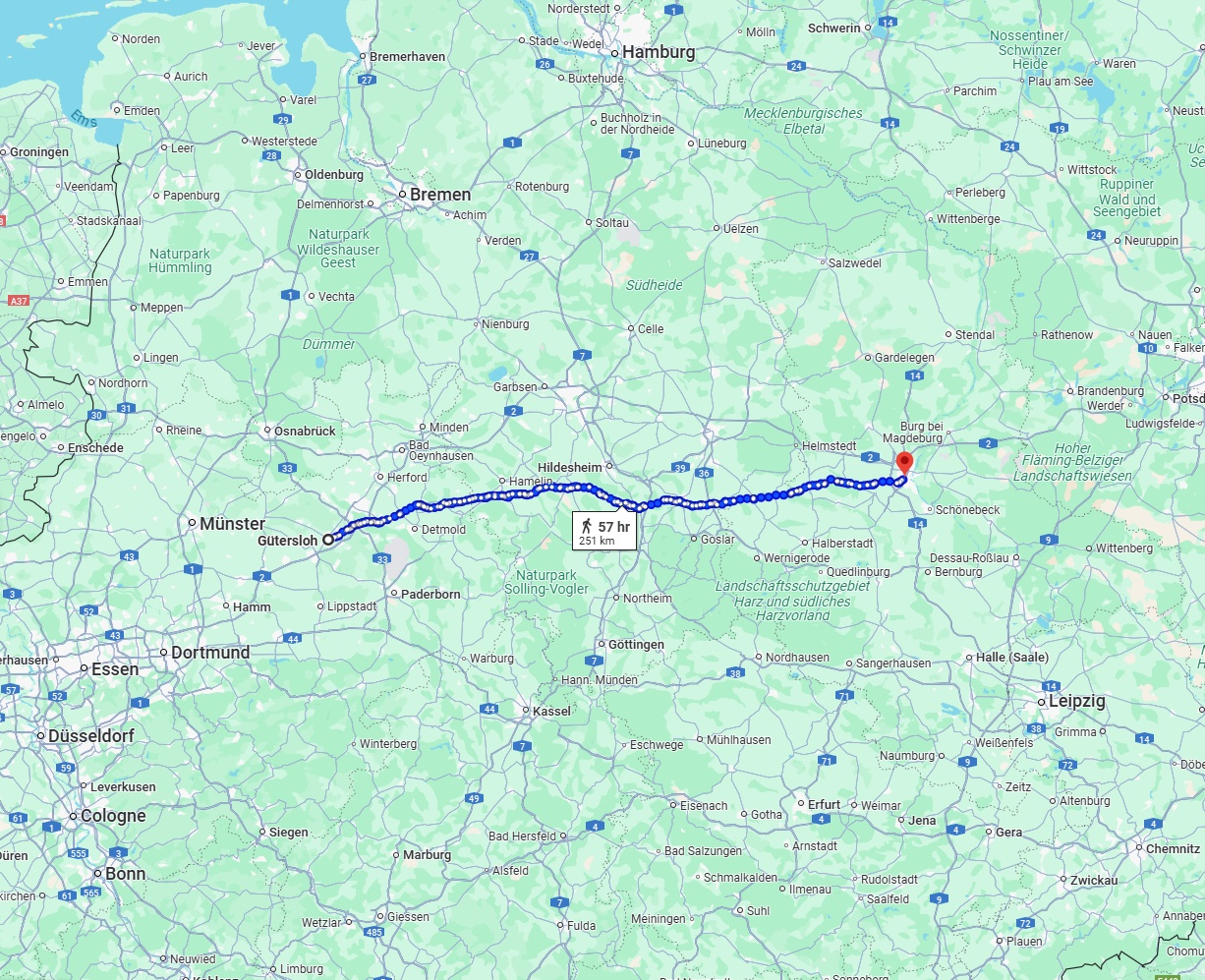 Anreise von Gütersloh Zu Magdeburg Über 