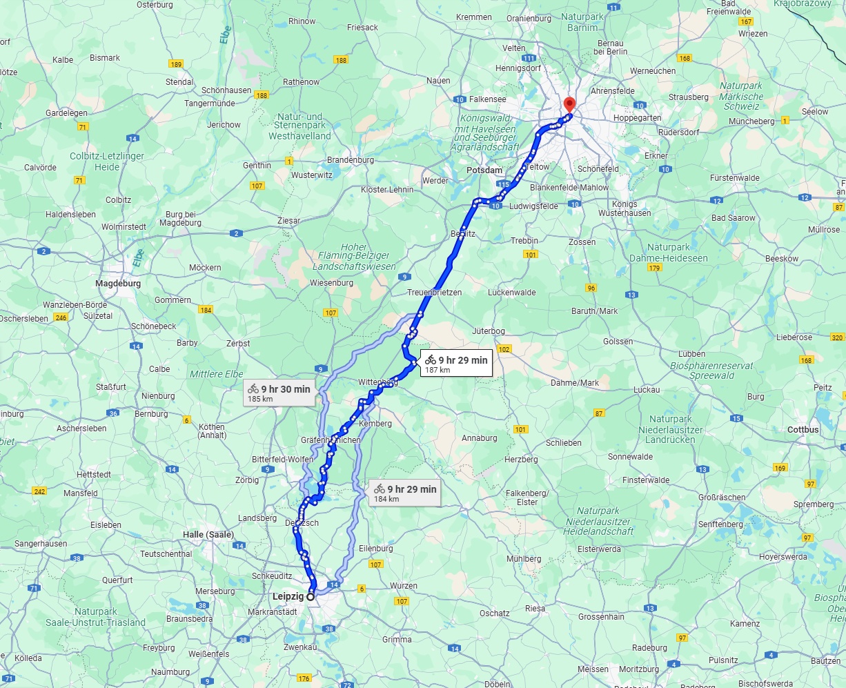 Anreise von Leipzig Zu Berlin Über 