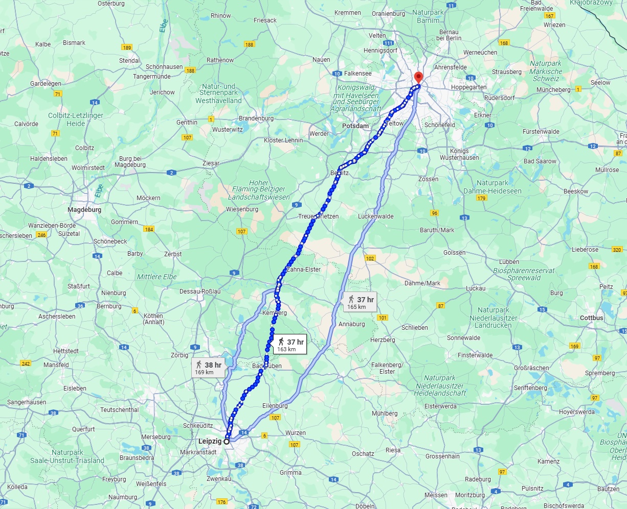 Anreise von Leipzig Zu Berlin Über 