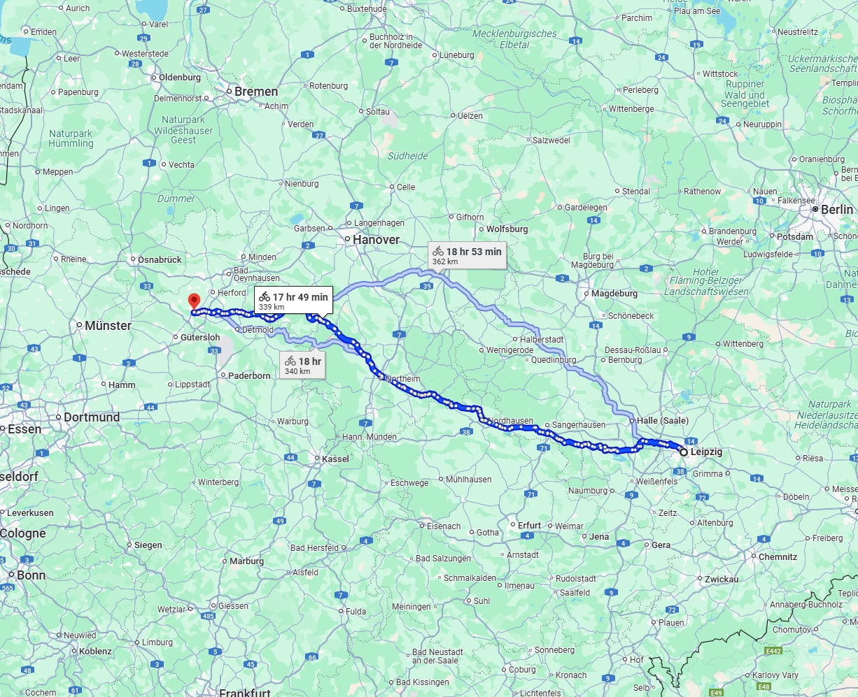 Anreise von Leipzig Zu Bielefeld Über 