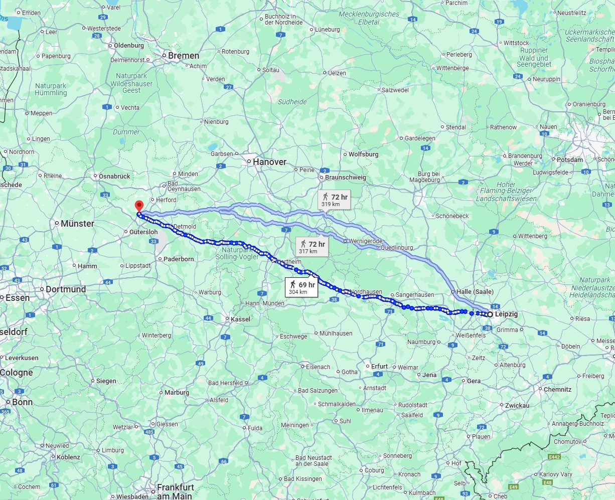 Anreise von Leipzig Zu Bielefeld Über 