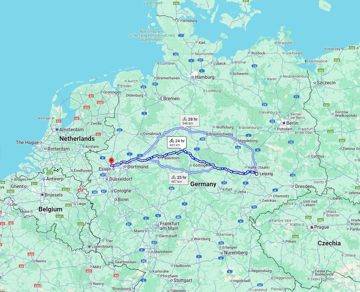 Anreise von Leipzig Zu Bottrop Über 