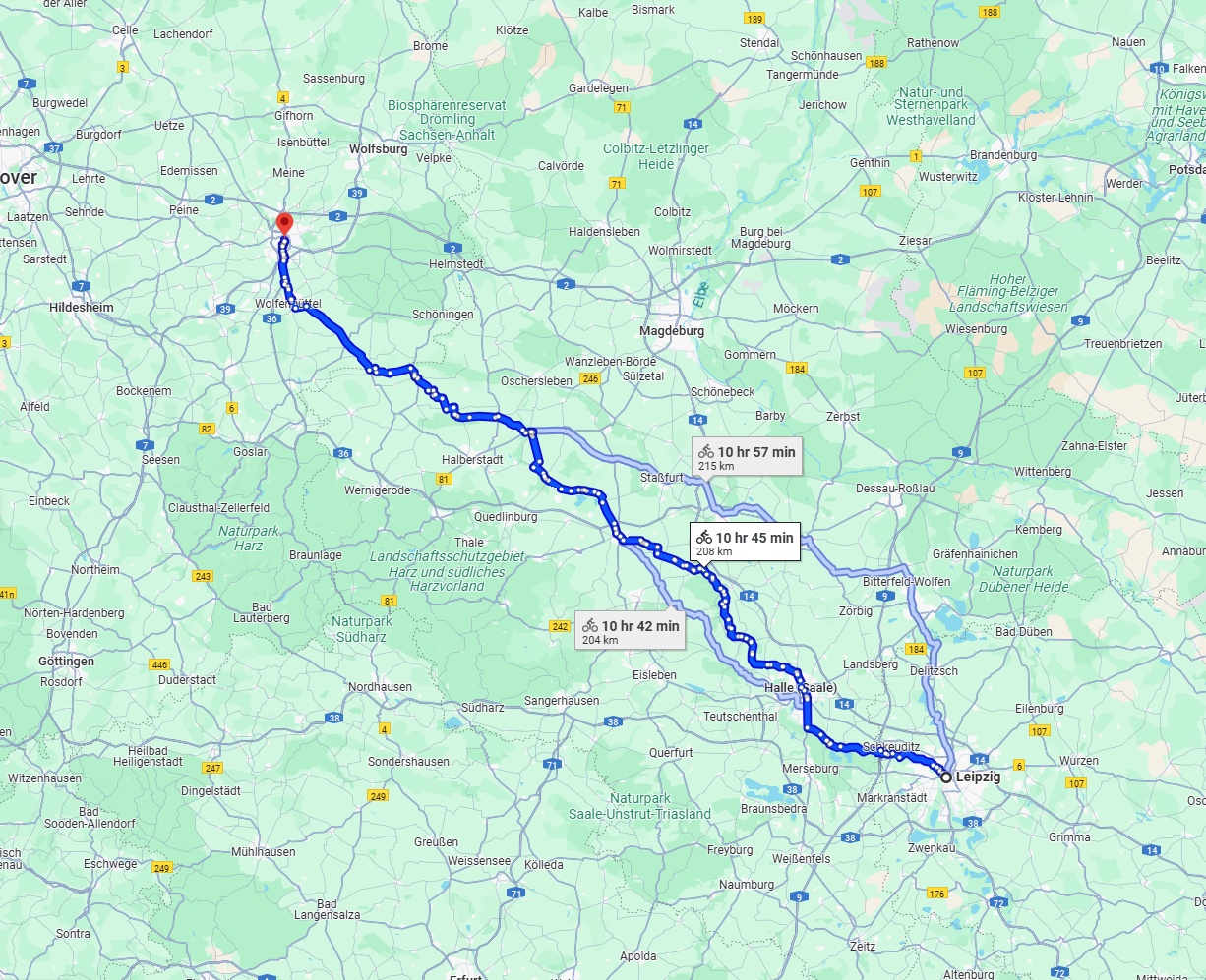 Anreise von Leipzig Zu Braunschweig Über 