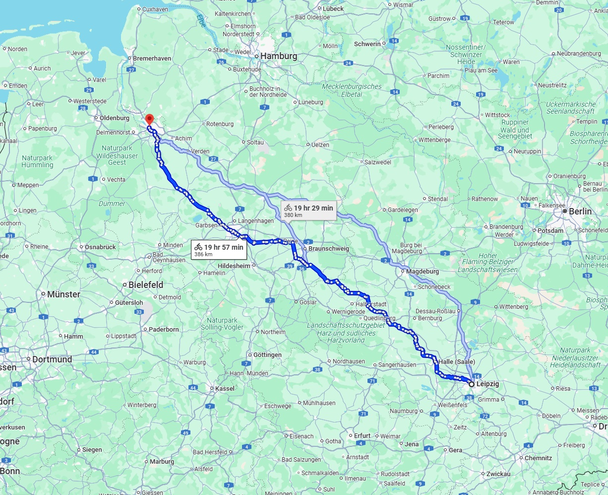 Anreise von Leipzig Zu Bremen Über 