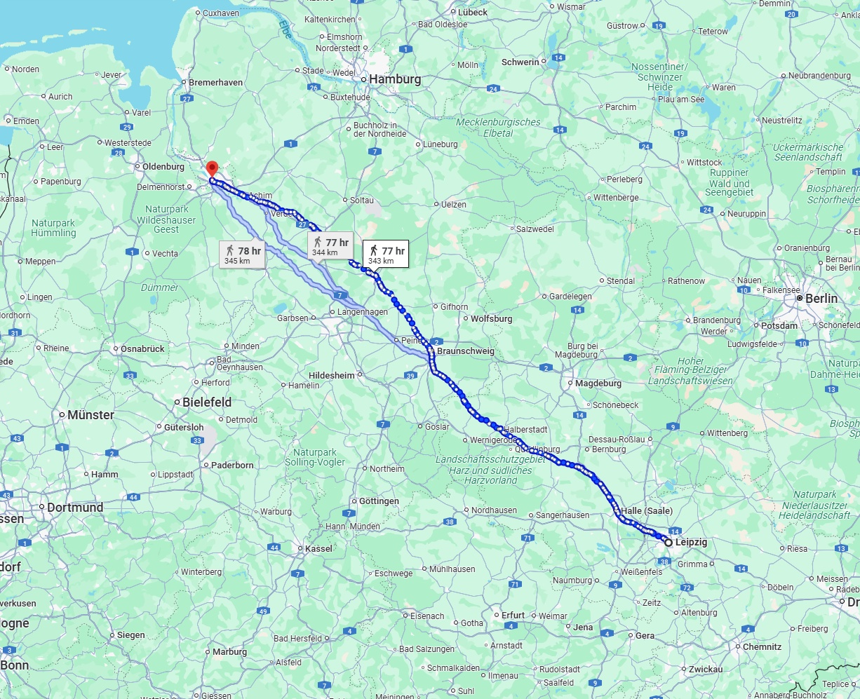 Anreise von Leipzig Zu Bremen Über 