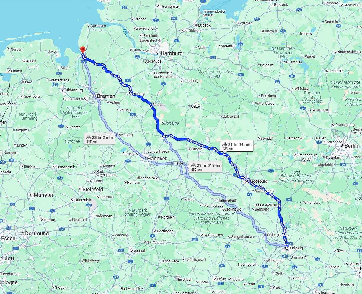 Anreise von Leipzig Zu Bremerhaven Über 