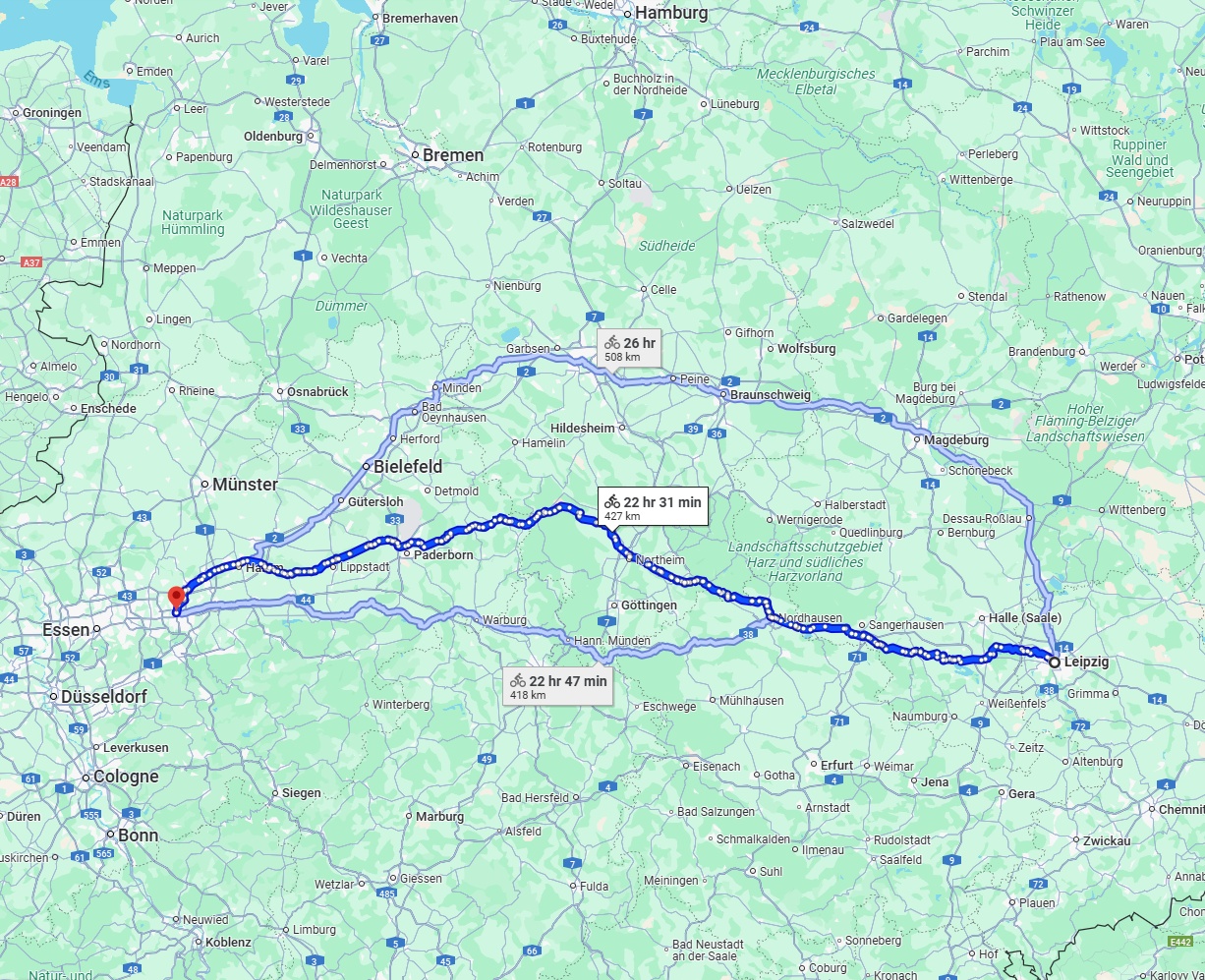 Anreise von Leipzig Zu Dortmund Über 