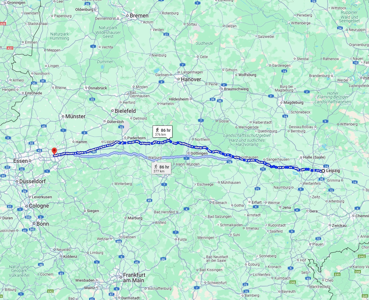 Anreise von Leipzig Zu Dortmund Über 