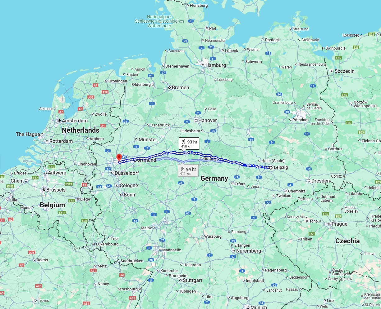Anreise von Leipzig Zu Essen Über 