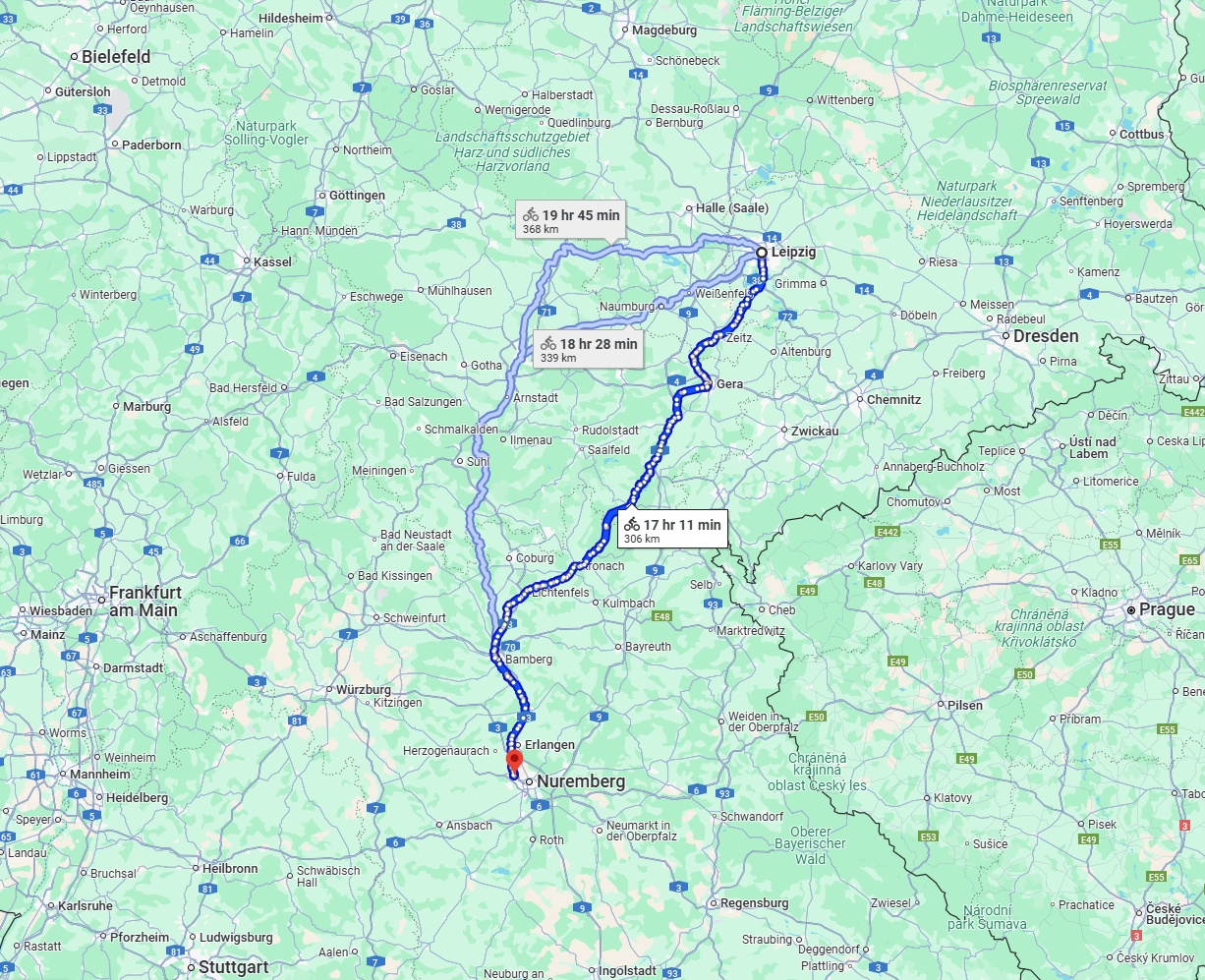 Anreise von Leipzig Zu Fürth Über 