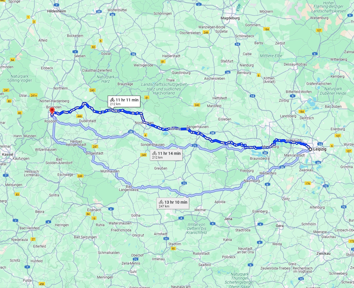 Anreise von Leipzig Zu Göttingen Über 