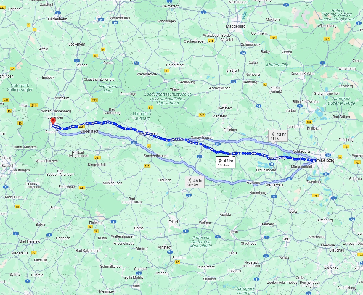 Anreise von Leipzig Zu Göttingen Über 