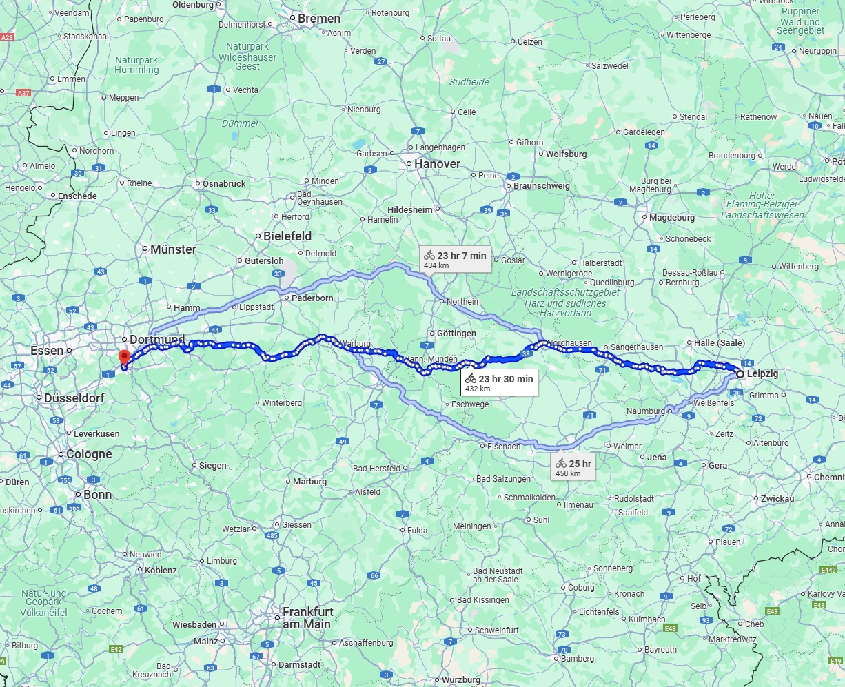Anreise von Leipzig Zu Hagen Über 