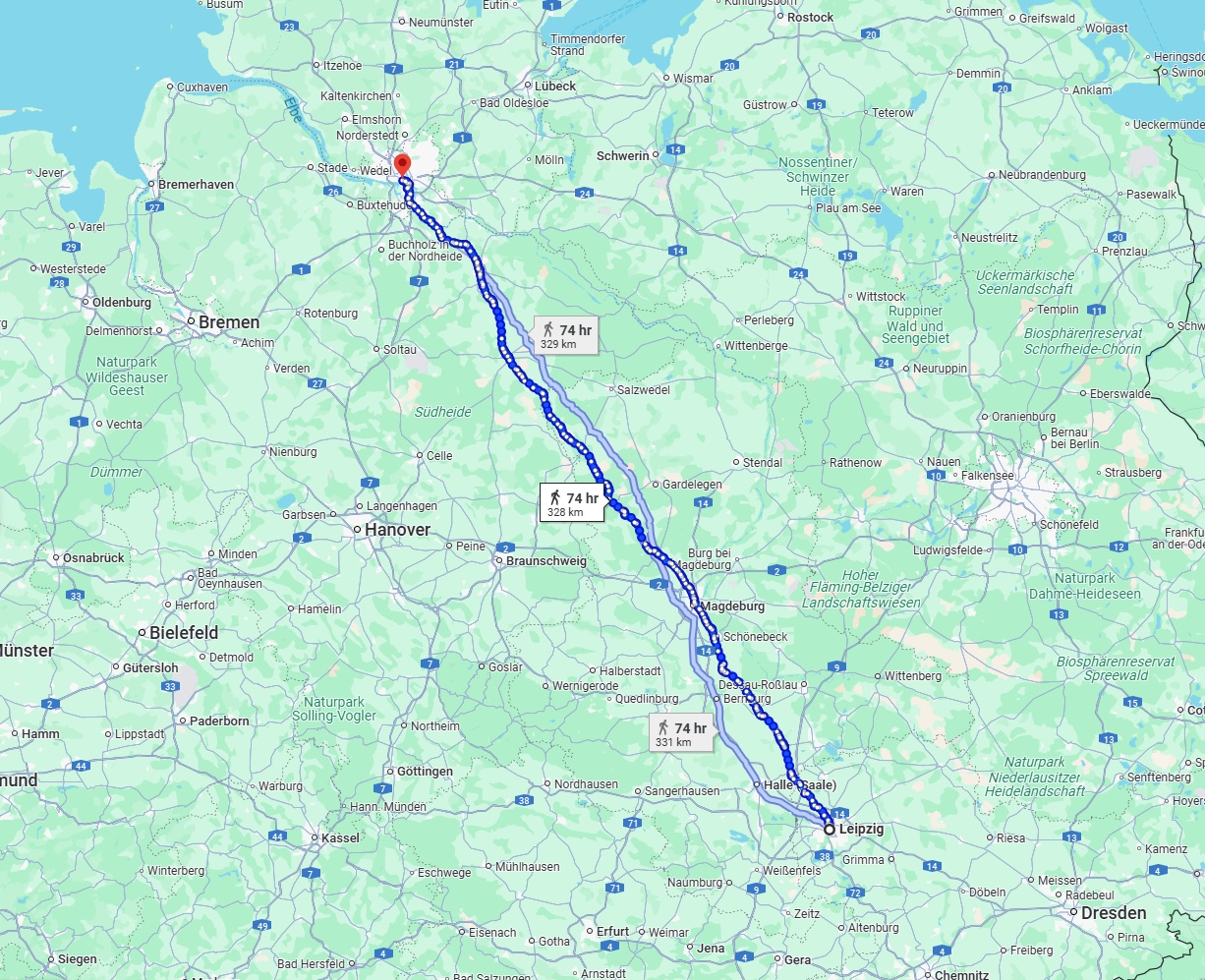 Anreise von Leipzig Zu Hamburg Über 
