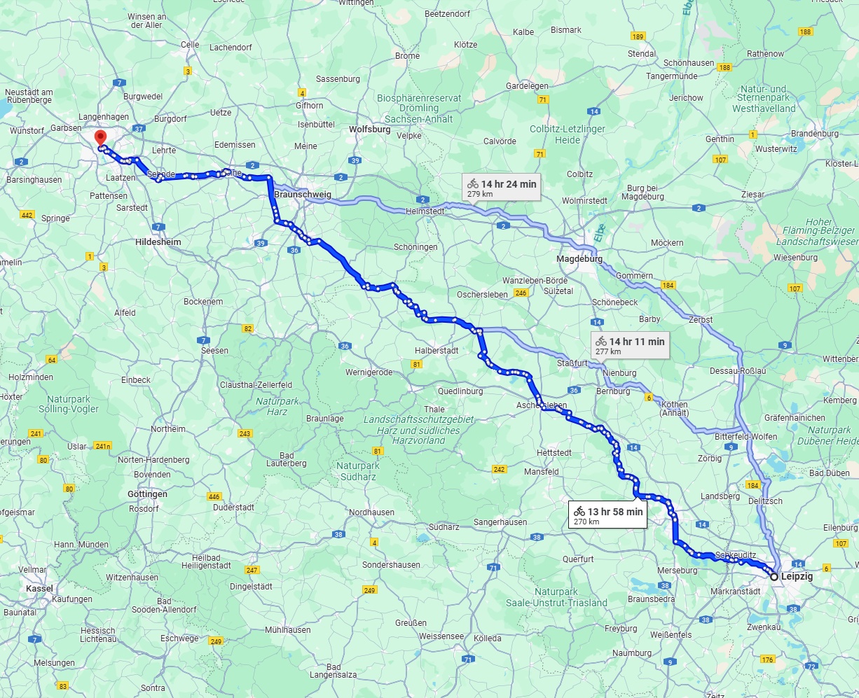 Anreise von Leipzig Zu Hannover Über 