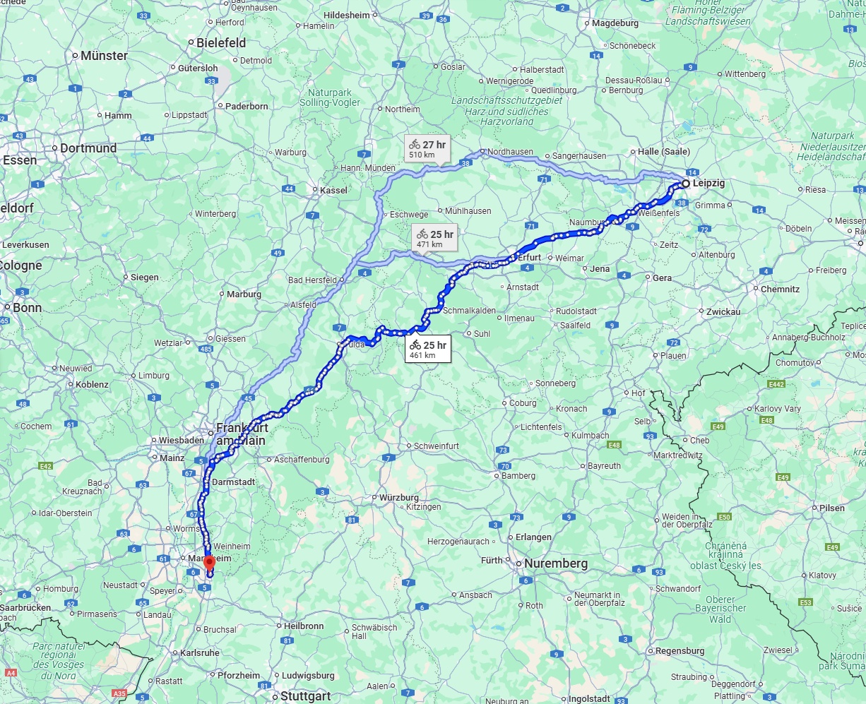 Anreise von Leipzig Zu Heidelberg Über 