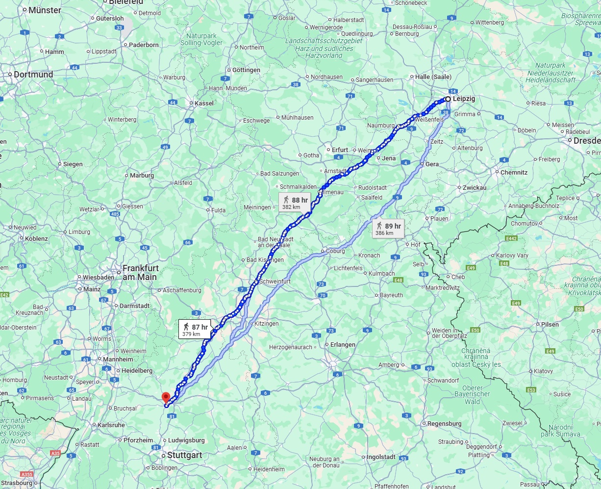 Anreise von Leipzig Zu Heilbronn Über 